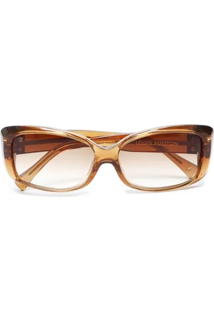 LOUIS VUITTON Lentes de sol con armazón rectangular