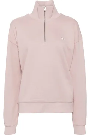 Maison Kitsuné Sudadera con medio cierre y parche de bebé
