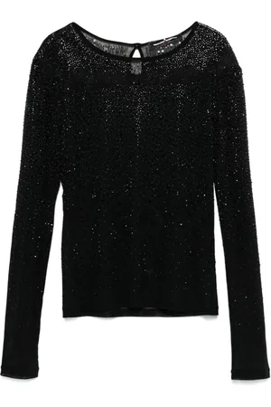 ERMANNO SCERVINO Top con apliques de strass