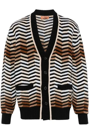 Missoni Cárdigan con tejido en zigzag