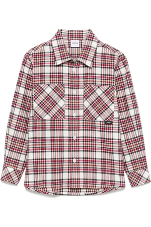 Aspesi Camisa con motivo de cuadros