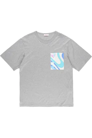 Puccini Playera con estampado Marmo