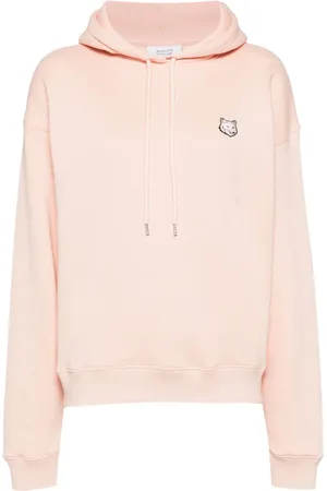 Maison Kitsuné Hoodie con parche de cabeza de zorro