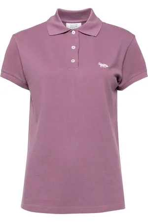 Maison Kitsuné Playera tipo polo con aplique