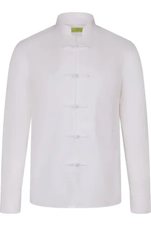 SHANGHAI TANG Camisa con logo bordado