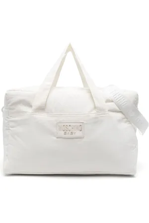 Moschino Pañalera con parche del logo