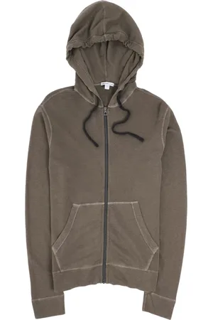 James Perse Hoodie con costuras en contraste