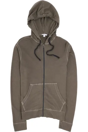 James Perse Hoodie con costuras en contraste