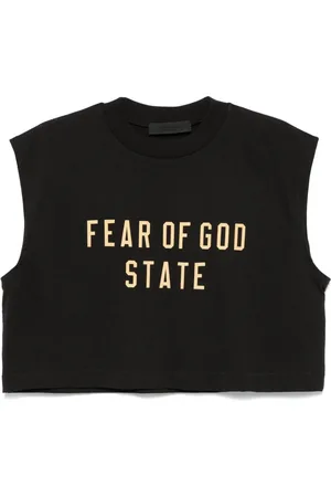 FEAR OF GOD Playera con logo estampado