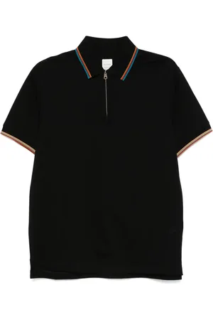 Paul Smith Playera tipo polo con ribete de rayas
