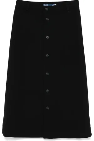 Ralph Lauren Falda midi con diseño acampanado