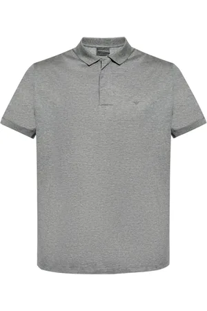 Emporio Armani Playera tipo polo con logo bordado