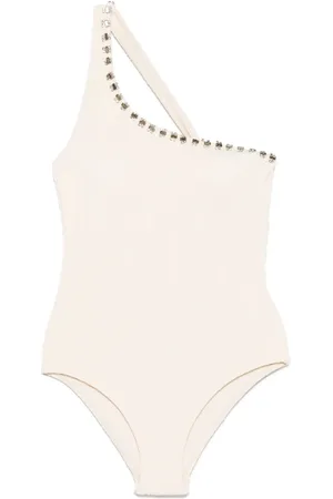 Twin-Set Traje de baño con logo en relieve