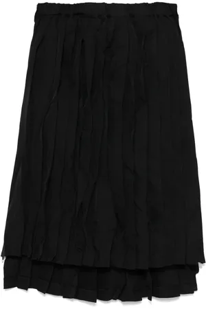 Comme des Garçons Falda con pliegues