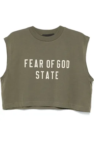 FEAR OF GOD Playera con logo estampado
