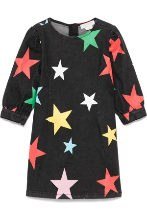 Stella McCartney Vestido con estrellas estampadas
