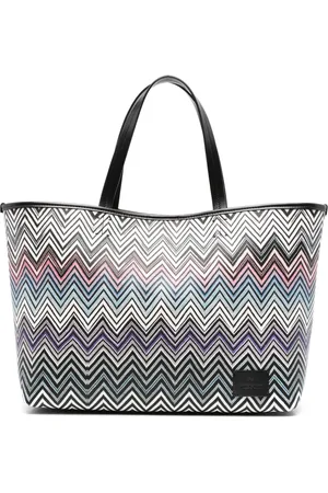 Missoni Bolsa de hombro entretejida en zigzag