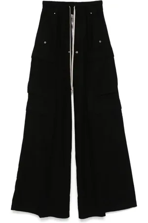 Rick Owens Pantalones Double Cargo Jumbo Belas