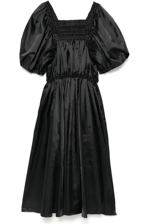NOIR KEI NINOMIYA Vestido midi fruncido