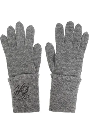 Emporio Armani Guantes con logo bordado