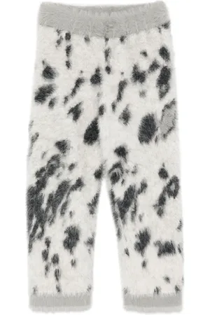 Stella McCartney Pantalones con efecto cepillado