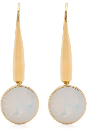 FORTE FORTE Aretes con detalle de diamante