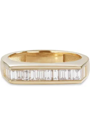 JACQUIE AICHE Anillo en oro amarillo de 14kt con diamantes