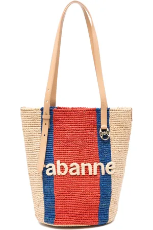 Paco rabanne Tote con logo en relieve