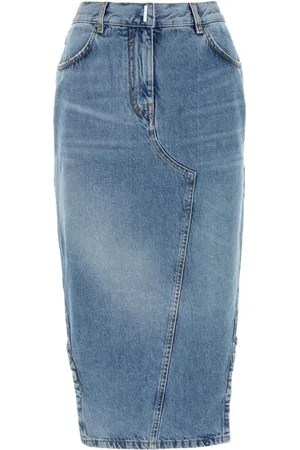 Givenchy Falda lápiz de mezclilla