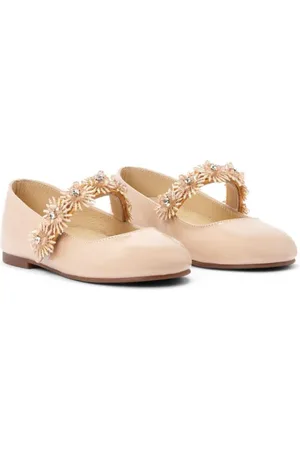 Babywalker Flats con aplique floral