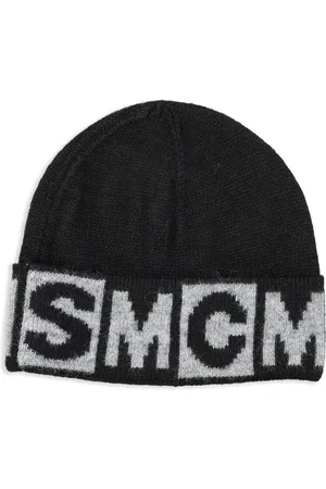 Stella McCartney Gorro tejido con logo en intarsia