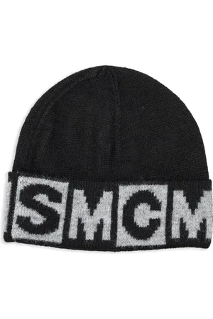 Stella McCartney Gorro tejido con logo en intarsia