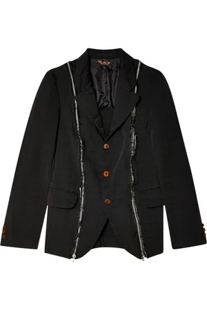 Comme des Garçons Blazer con detalle de cierre