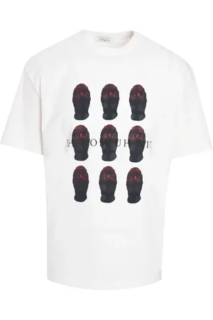 Ih Nom Uh Nit Playera con estampado de máscaras