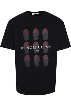 Ih Nom Uh Nit Playera con estampado de máscaras