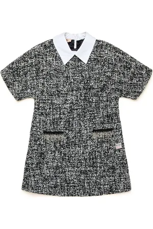Nº21 Vestido de tweed acampanado