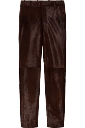 VERSACE Pantalones con efecto cepillado