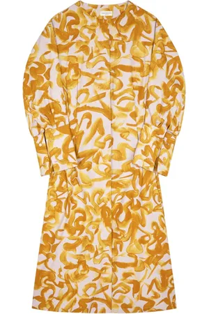 DRIES VAN NOTEN Vestido con motivo abstracto