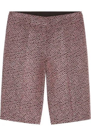 DRIES VAN NOTEN Pantalones capri en jacquard