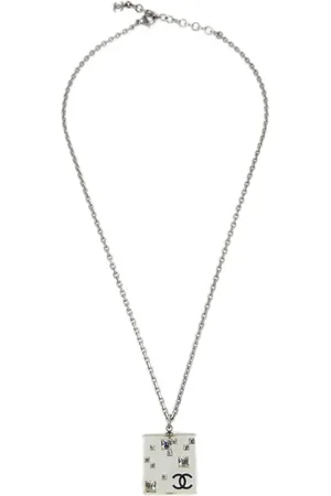 CHANEL Collar con dije cuadrado 2005
