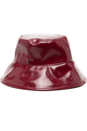 Msgm Gorro de pescador con logo bordado