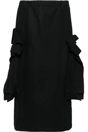YOHJI YAMAMOTO Falda con detalle de paneles