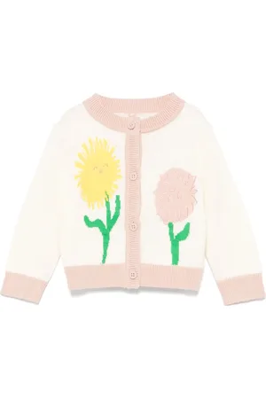 Stella McCartney Cárdigan de tejido con bordado floral