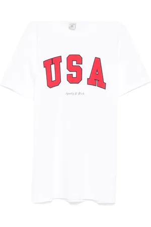 Sporty & Rich Playera con estampado USA
