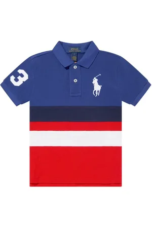 Ralph Lauren Playera tipo polo con motivo Polo Pony