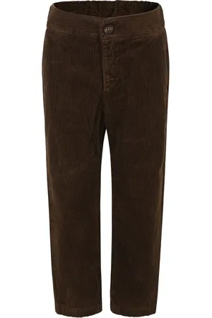 Golden Goose Pantalones rectos con logo bordado