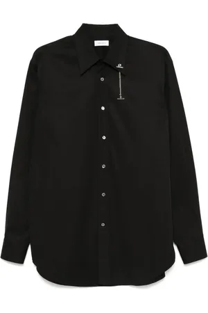 Alexander McQueen Camisa Cross-Bar Chain
