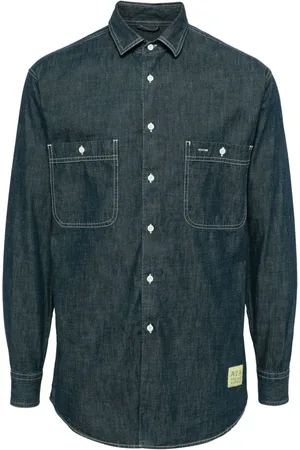 Aspesi Camisa de mezclilla Chambray