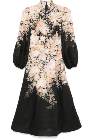 ZIMMERMANN Vestido midi Illustration