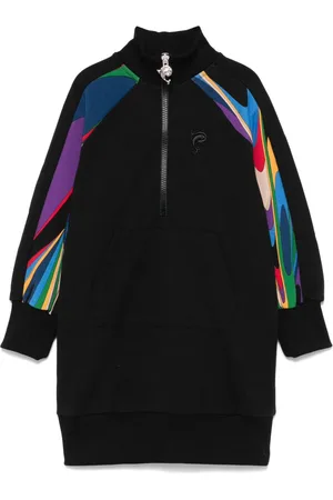 PUCCI Junior Vestido con logo bordado